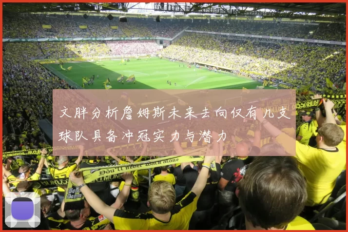 文胖分析詹姆斯未来去向仅有几支球队具备冲冠实力与潜力